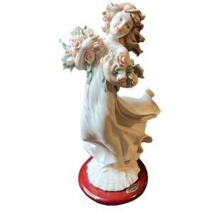 Rare Giuseppe Armani “May Flowers” Angel Figurine #1682F Florence Italy - 🔥🔥